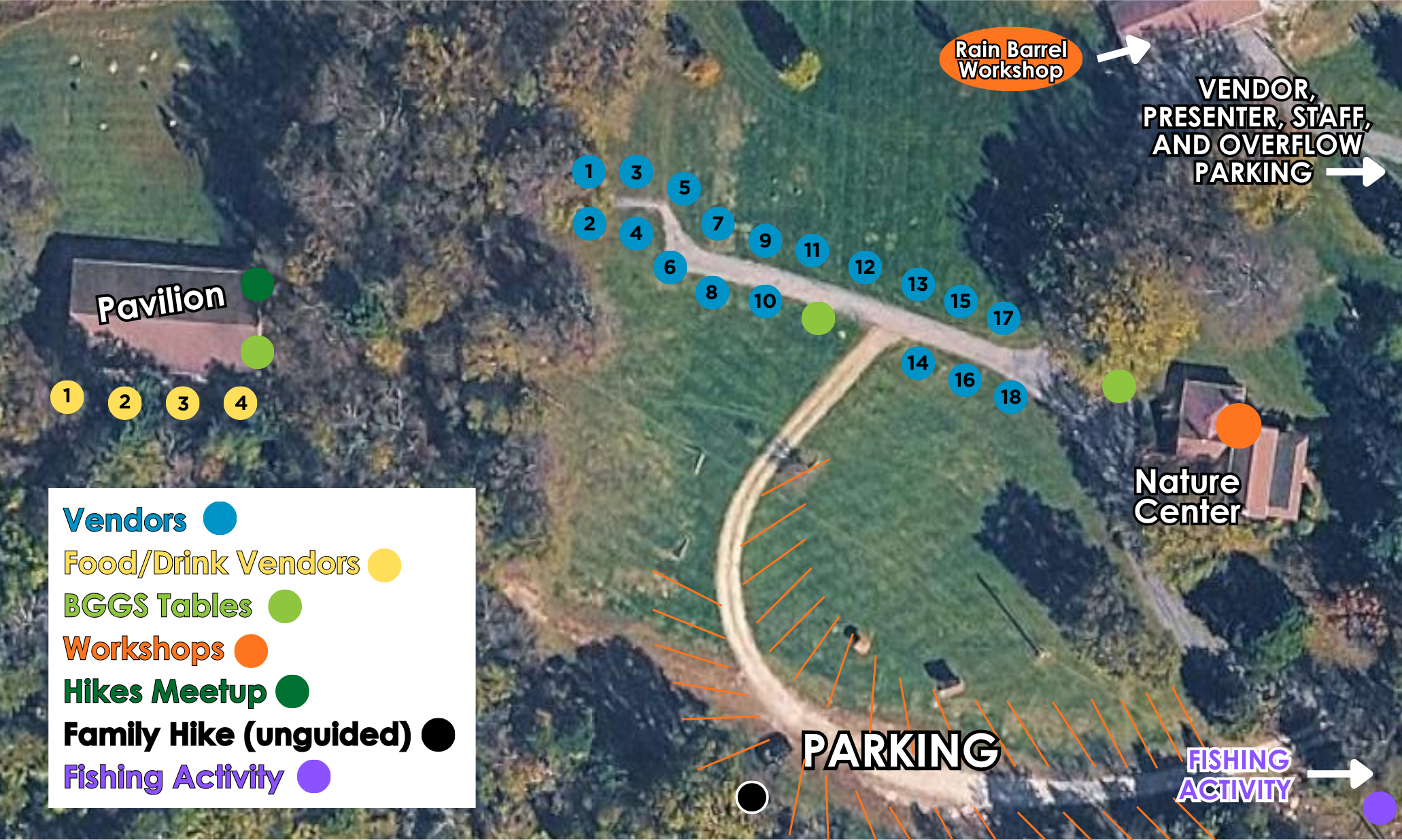 Setup Map for Greenfest